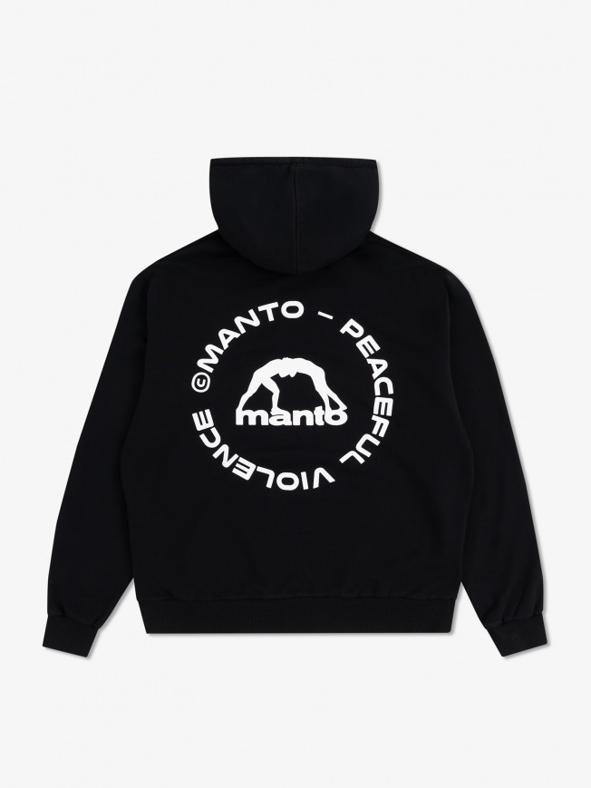 Худи Manto Label 25 - Black | Фото 1