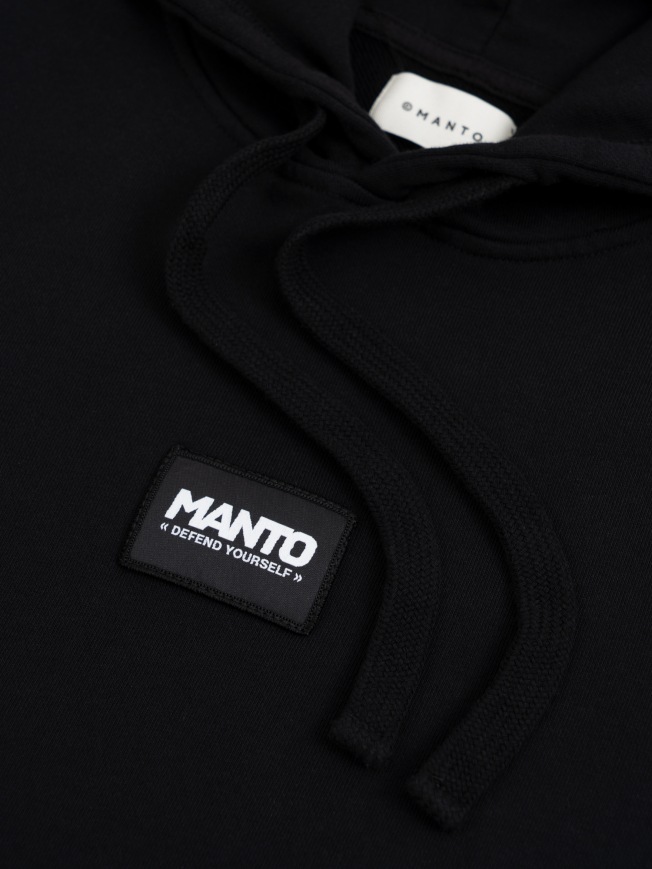 Худи Manto Label 25 - Black | Фото 3