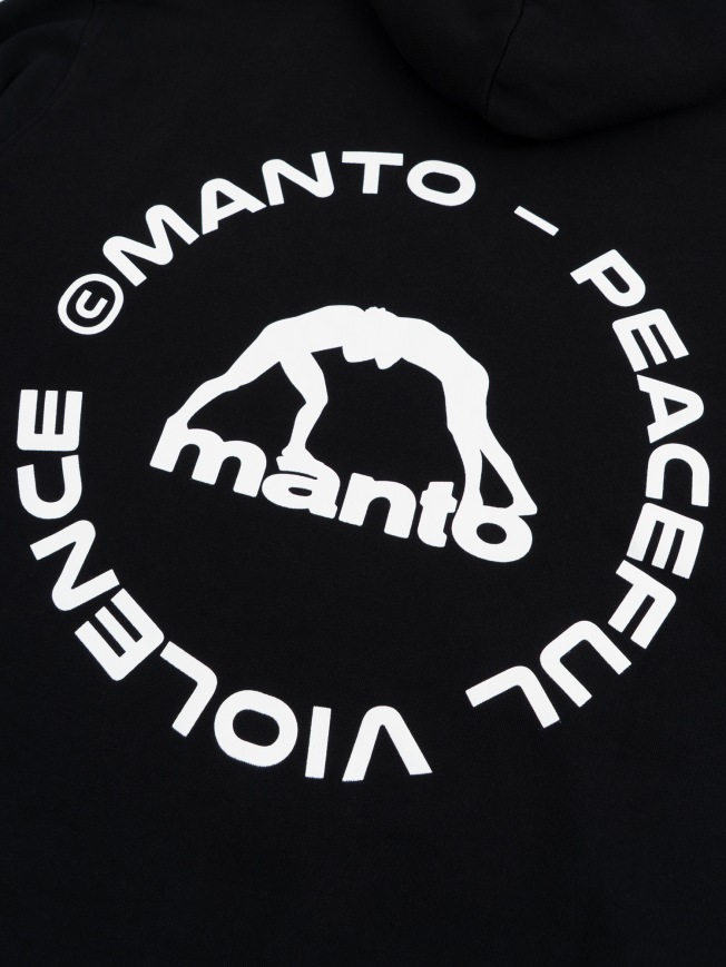 Худи Manto Label 25 - Black | Фото 4