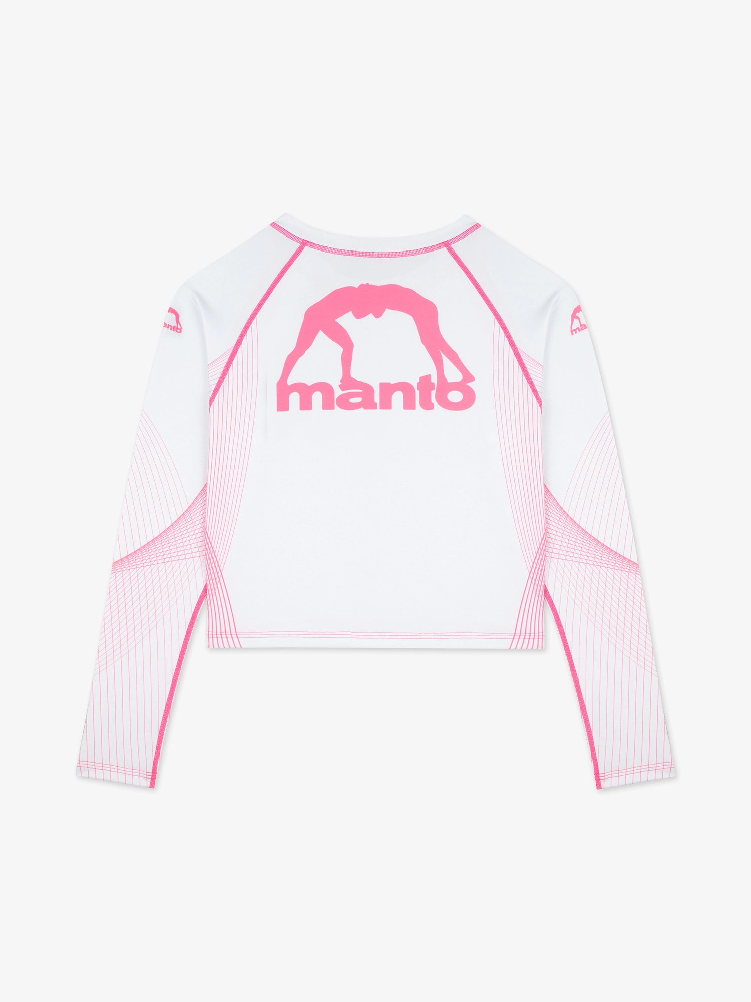 Женский рашгард Manto Peaceful Violence - White | Фото 1