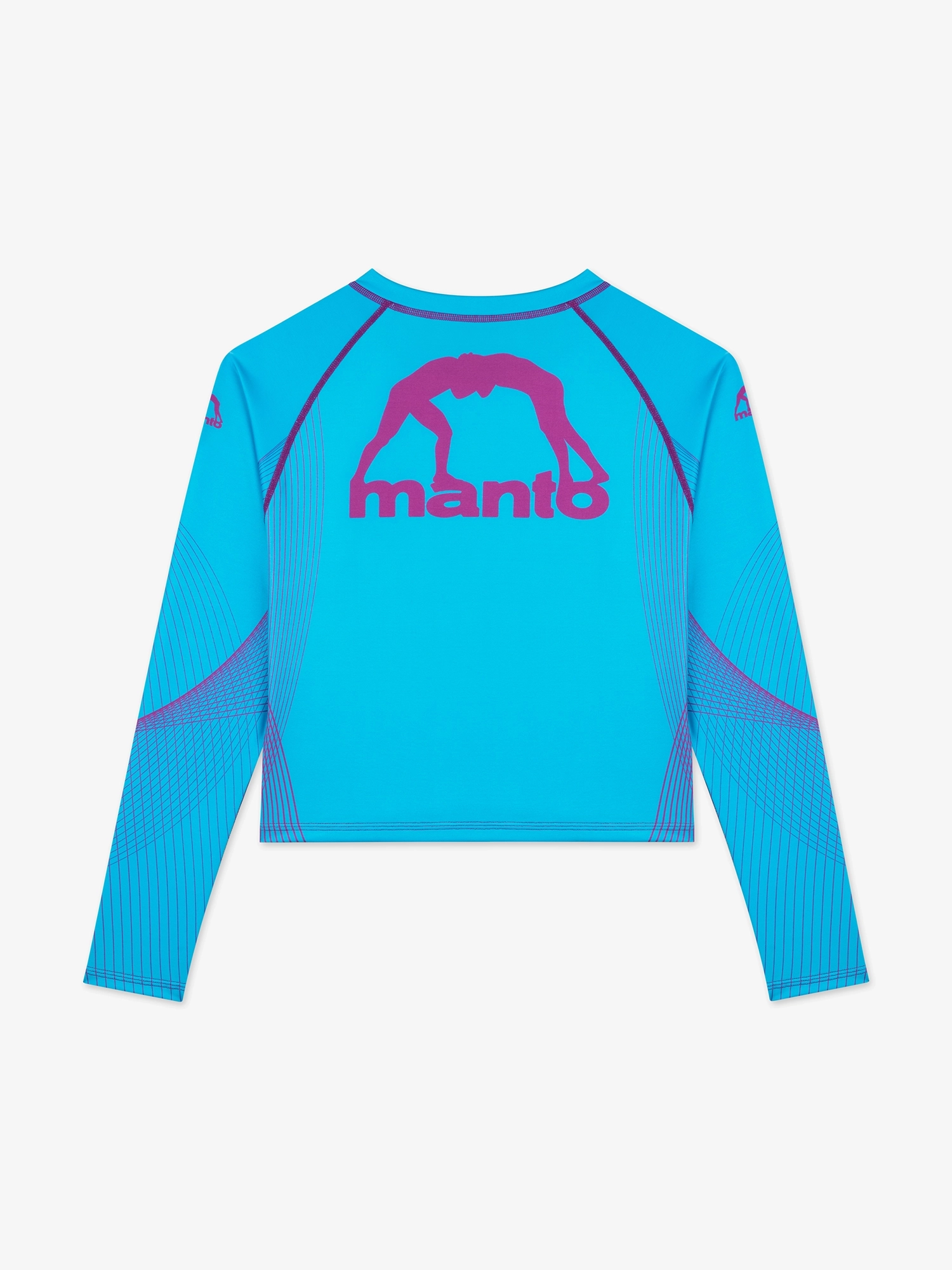 Женский рашгард Manto Peaceful Violence - Blue | Фото 1