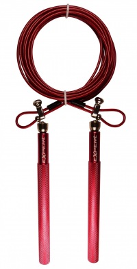 Скакалка скоростная Fight Expert X-Rope (XR08G-Красный, ручки металл)