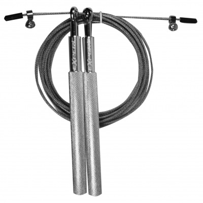 Скакалка скоростная EXPERT X-Rope (XR08D-серебро, ручки металл)
