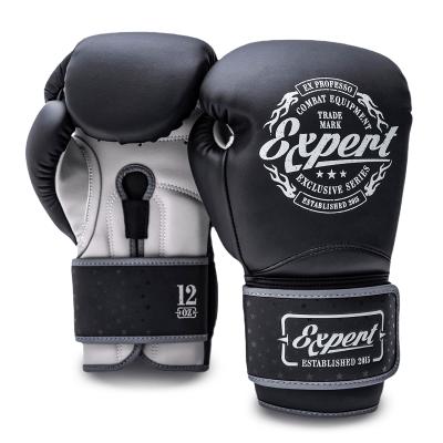 Боксерские перчатки Fight Expert Vintage Fusion - Black/Grey