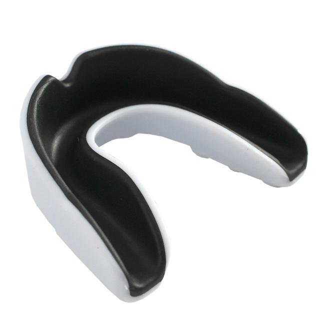 Детская боксерская капа Fight Expert - Белый/Черный | Фото 2