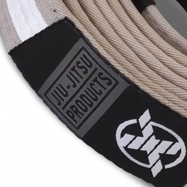 Детский пояс для ги Fight Expert - Grey/White | Фото 1