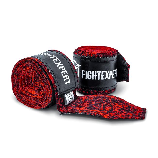 Бинты боксерские Fight Expert Fancy - Red/Black (4.5m)