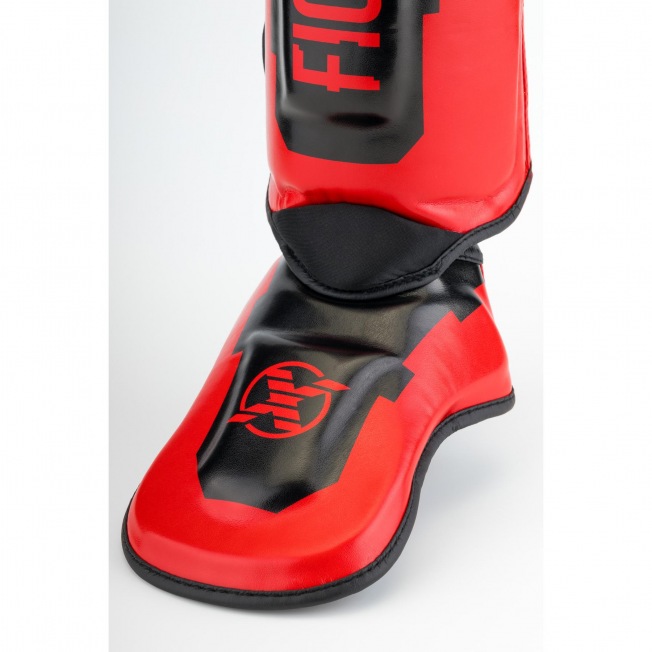 Шингарды Fight Expert Boxing - Черный/Красный | Фото 2