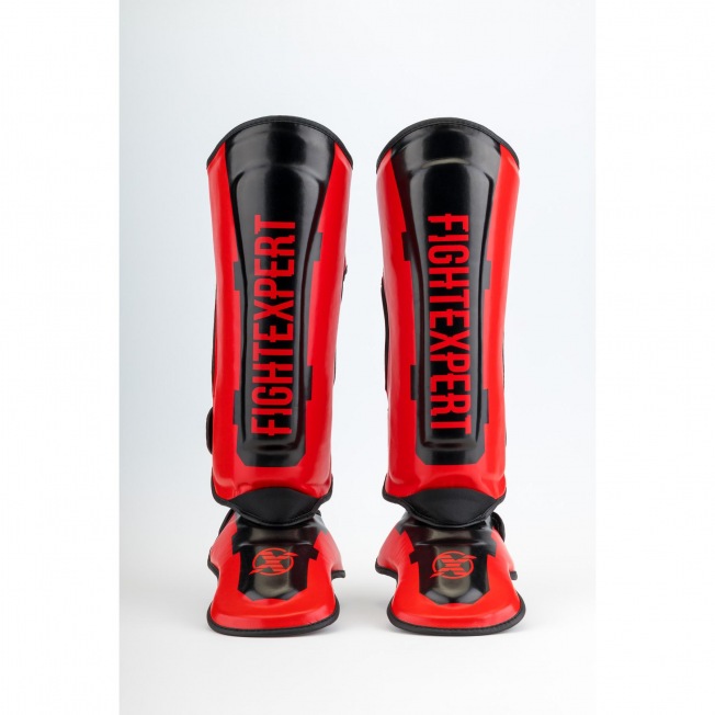 Шингарды Fight Expert Boxing - Черный/Красный | Фото 4