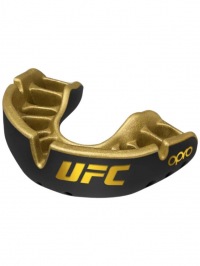 Детская боксерская капа Opro Gold Level UFC - Black/Gold
