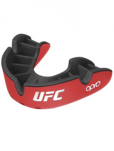 Детская боксерская капа Opro Silver Level UFC - Red/Black