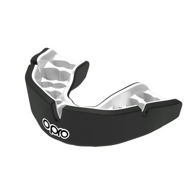 Боксерская капа взрослая Opro Instant Custom - Black/White