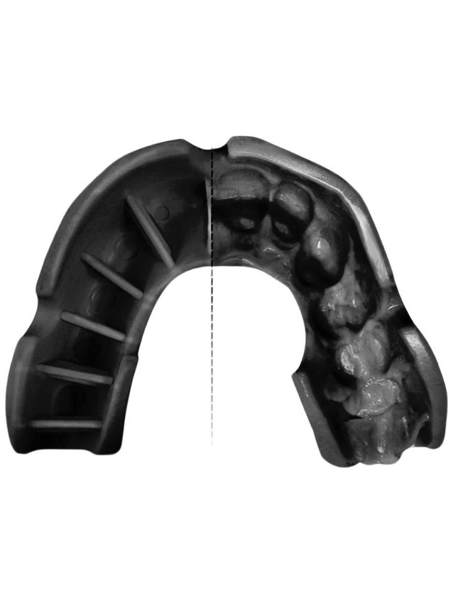 Боксерская капа взрослая Opro Self-Fit Bronze UFC - Black | Фото 1