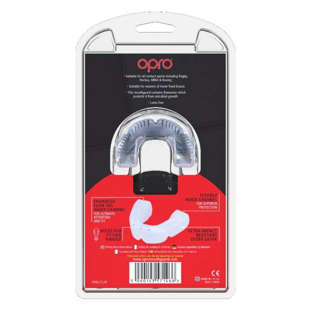 Боксерская капа на нижнюю челюсть с брекетами Opro Lower Braces | Фото 1