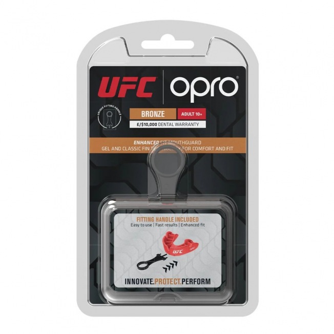 Боксерская капа Opro Bronze Level UFC - Red | Фото 2