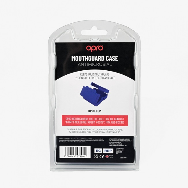 Антимикробный футляр для капы OPRO Self-Fit - Blue | Фото 2