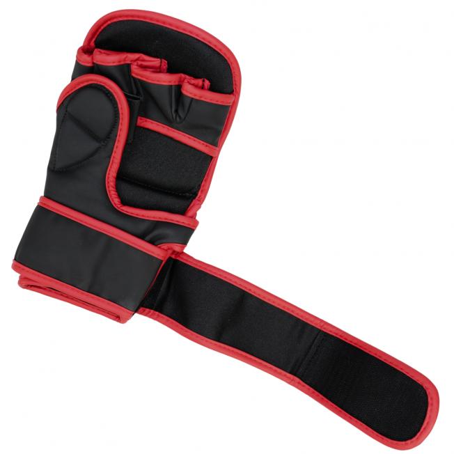 Перчатки ММА тренировочные BoyBo Wings BBGL-26 Flex - Чер/Крас | Фото 4