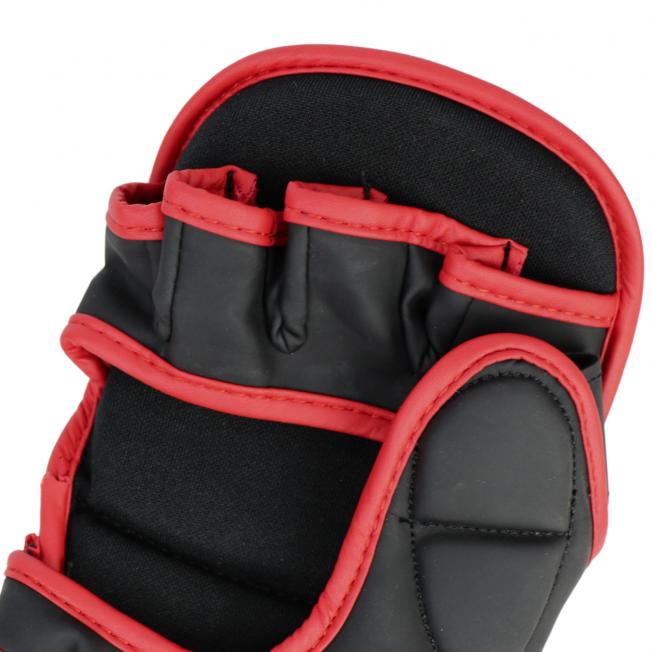 Перчатки ММА тренировочные BoyBo Wings BBGL-26 Flex - Чер/Крас | Фото 5