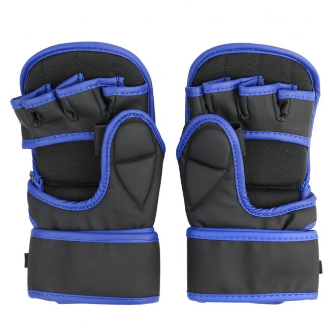 Перчатки ММА тренировочные BoyBo Wings BBGL-26 Flex - Чер/Син | Фото 2