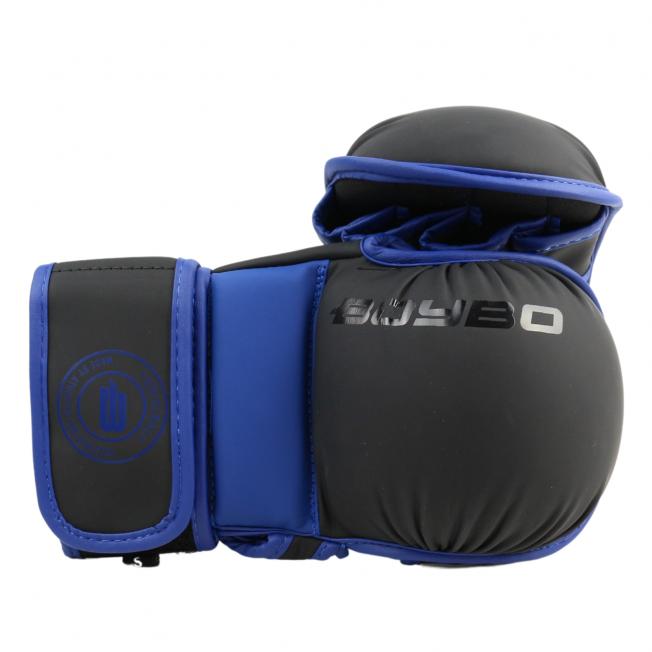 Перчатки ММА тренировочные BoyBo Wings BBGL-26 Flex - Чер/Син | Фото 4