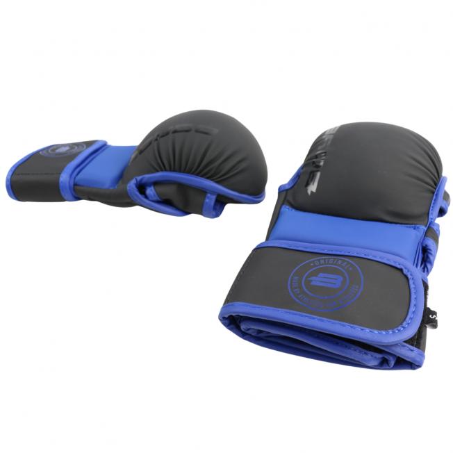 Перчатки ММА тренировочные BoyBo Wings BBGL-26 Flex - Чер/Син | Фото 5