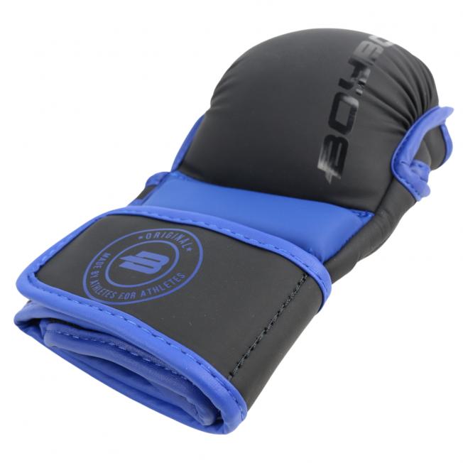 Перчатки ММА тренировочные BoyBo Wings BBGL-26 Flex - Чер/Син | Фото 6