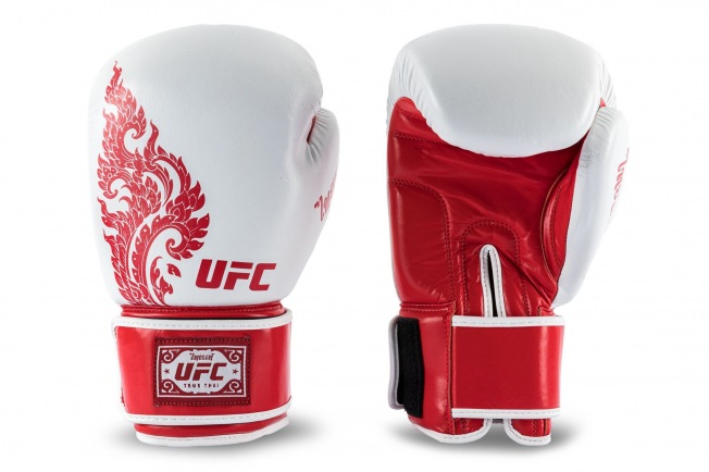 Боксерские перчатки UFC Premium True Thai - White