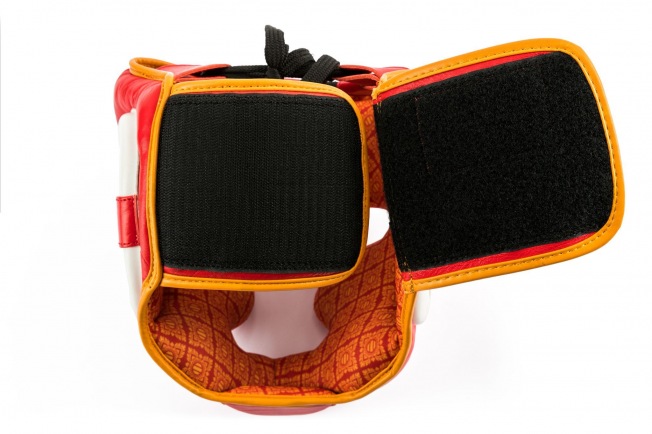 Боксерский шлем UFC Premium True Thai - White/Red | Фото 11