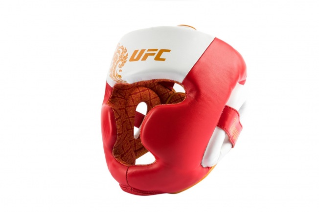 Боксерский шлем UFC Premium True Thai - White/Red | Фото 1