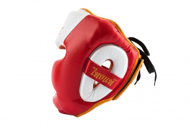 Боксерский шлем UFC Premium True Thai - White/Red | Фото 2
