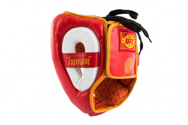 Боксерский шлем UFC Premium True Thai - White/Red | Фото 3