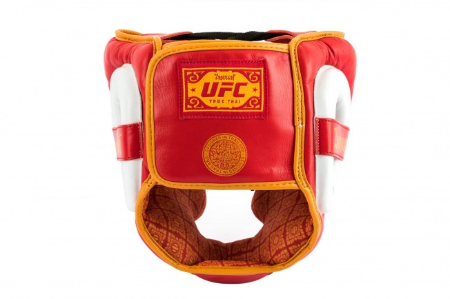 Боксерский шлем UFC Premium True Thai - White/Red | Фото 4