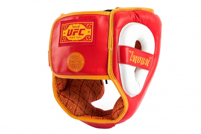 Боксерский шлем UFC Premium True Thai - White/Red | Фото 5