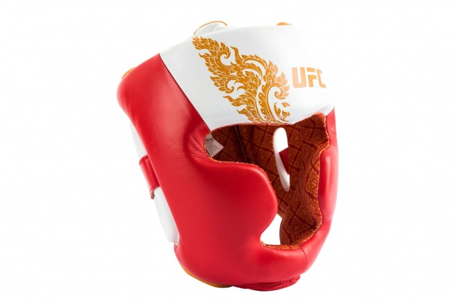 Боксерский шлем UFC Premium True Thai - White/Red | Фото 7