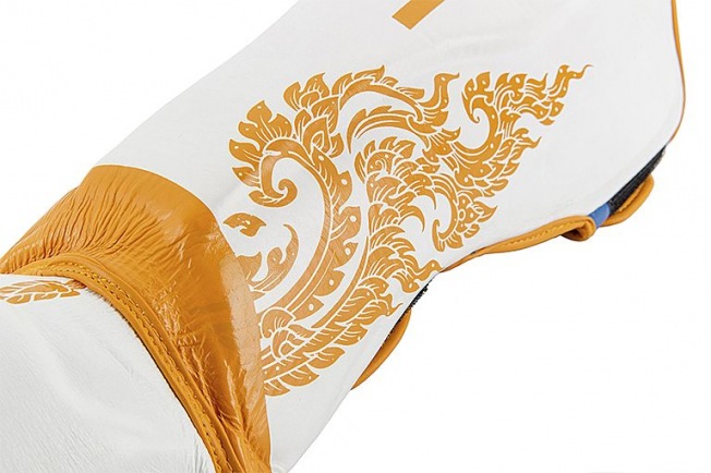 Щитки на ноги, шингарды UFC Premium True Thai - White/Blue | Фото 7