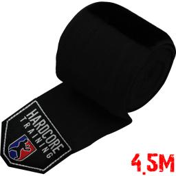 Боксерские бинты Hardcore Training Superior - Black (4.5m)