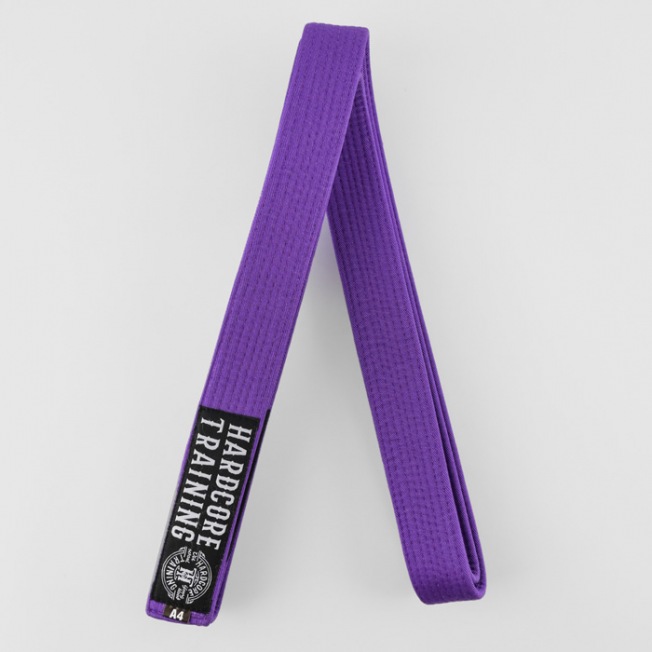 Пояс для кимоно Hardcore Training Premium - Purple | Фото 2