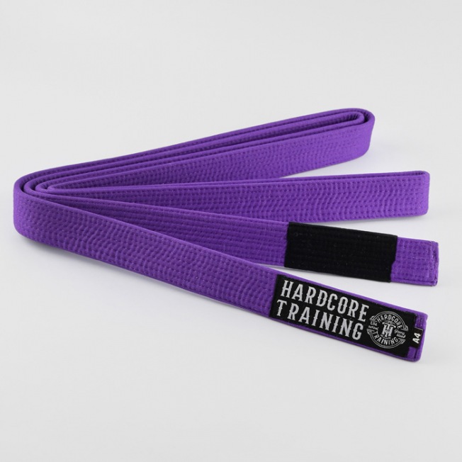 Пояс для кимоно Hardcore Training Premium - Purple | Фото 3