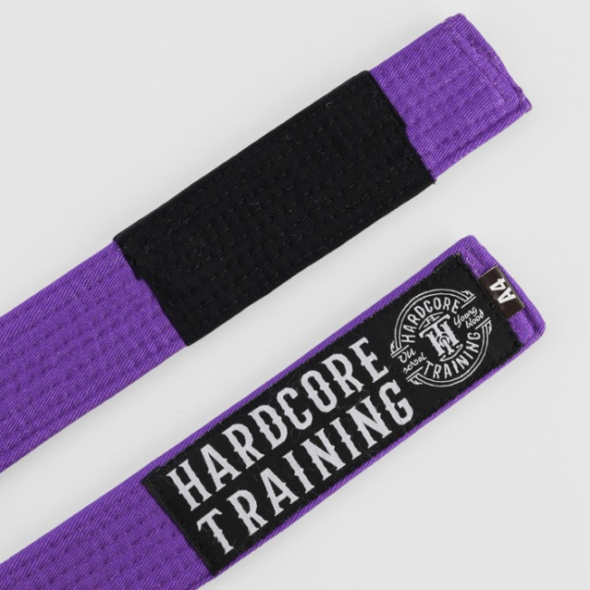 Пояс для кимоно Hardcore Training Premium - Purple | Фото 4