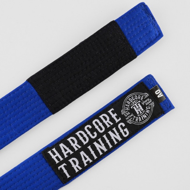 Пояс для кимоно Hardcore Training Premium - Blue | Фото 4