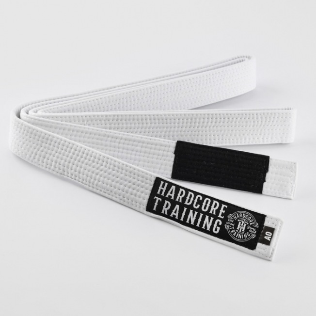 Пояс для кимоно Hardcore Training Premium - White | Фото 3