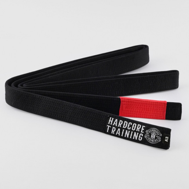 Пояс для кимоно Hardcore Training Premium - Black | Фото 3