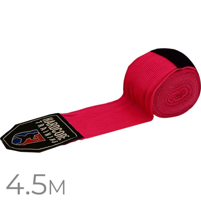 Боксерские бинты Hardcore Training Superior - Rose (4.5m)