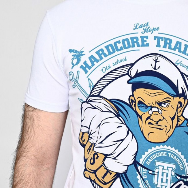 Футболка Hardcore Training Good Old Boxing - White | Фото 4