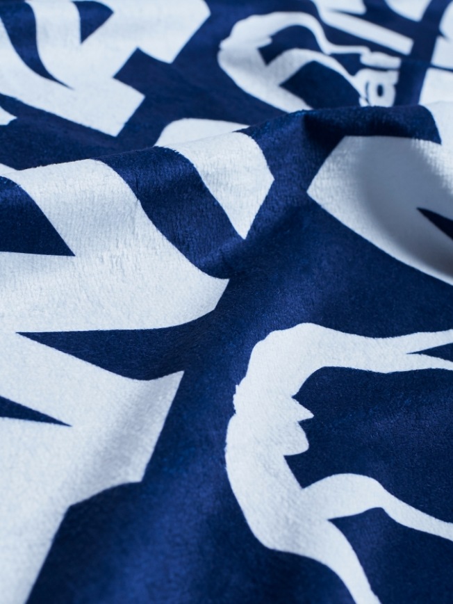 Полотенце Manto Pattern - Navy Blue | Фото 1