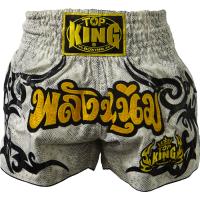 Шорты для тайского бокса Top King Boxing - White
