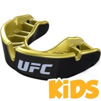 Детская боксерская капа Opro Gold Level UFC - Black/Gold
