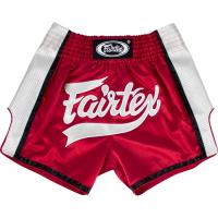 Тайские шорты Fairtex BS1704 - Red/White