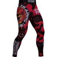 Компрессионные штаны Hardcore Training Raijin - Black/Red