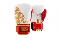 Боксерские перчатки UFC Premium True Thai - White/Red